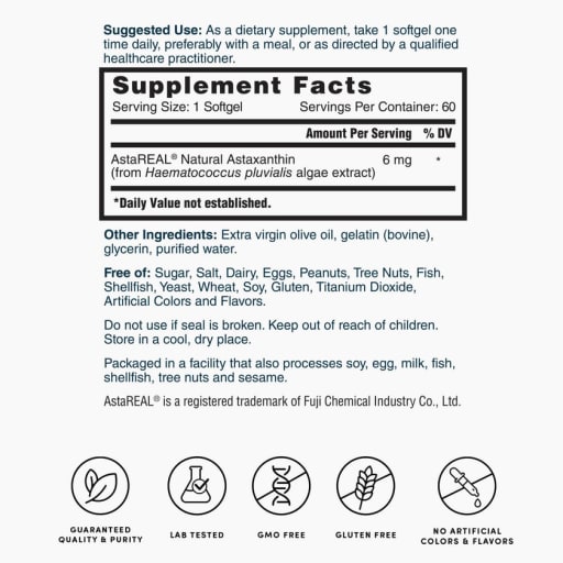 Astaxanthin 6 mg