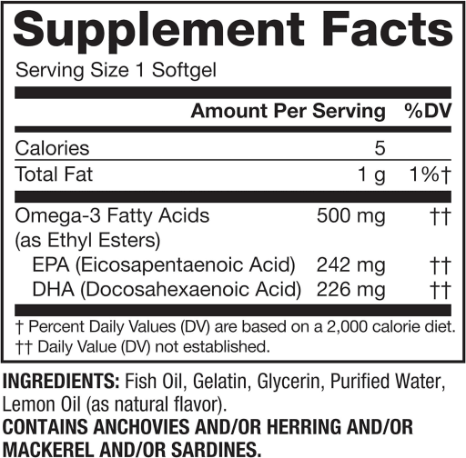 Daily Maintenance Omega-3 500 mg