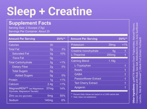 Sleep + Creatine (Caramel Chocolate)