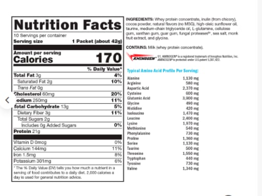FIT Lean Food Whey (Creamy Chocolate)