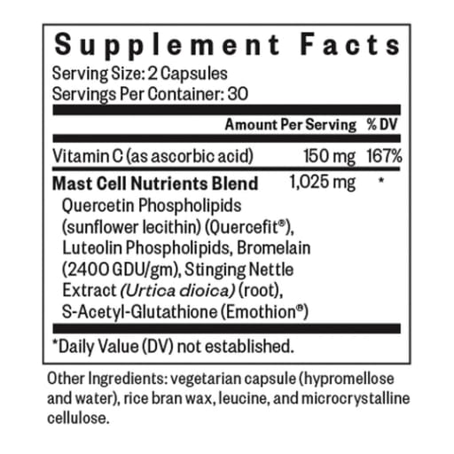 Mast Cell Nutrients