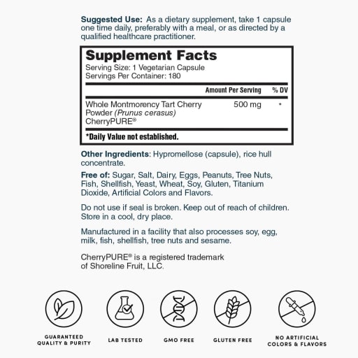 Tart Cherry 500 mg