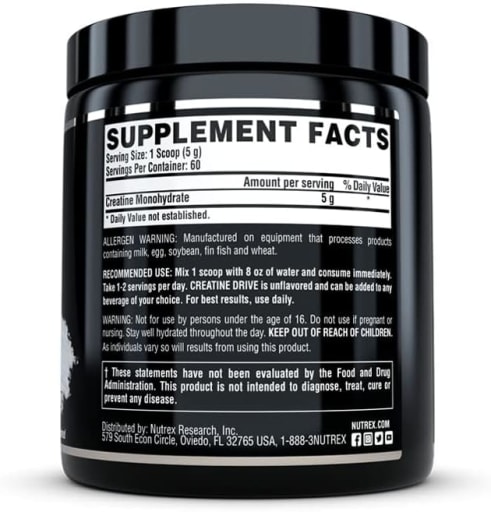Creatine Monohydrate (Unflavored)