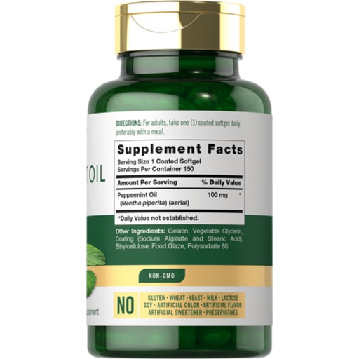 Coated Peppermint Oil