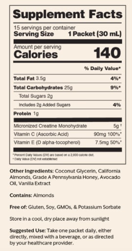 Liposomal Creatine (Honey Vanilla)