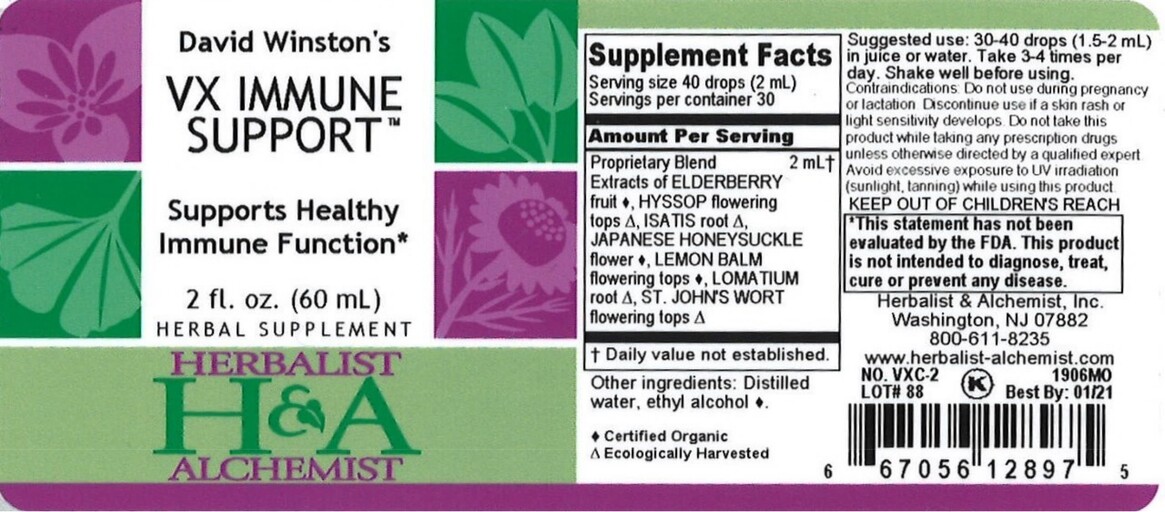 Herbalist & Alchemist David Winston's VX Immune Support | SuppCo