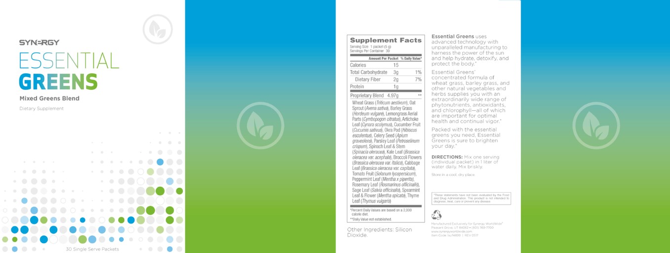 Synergy Essential Greens | SuppCo