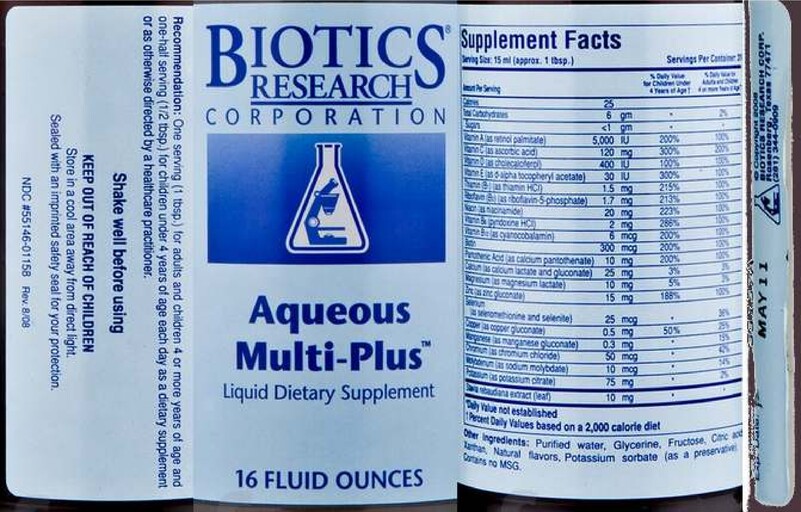 Biotics Research Aqueous Multi-Plus | SuppCo