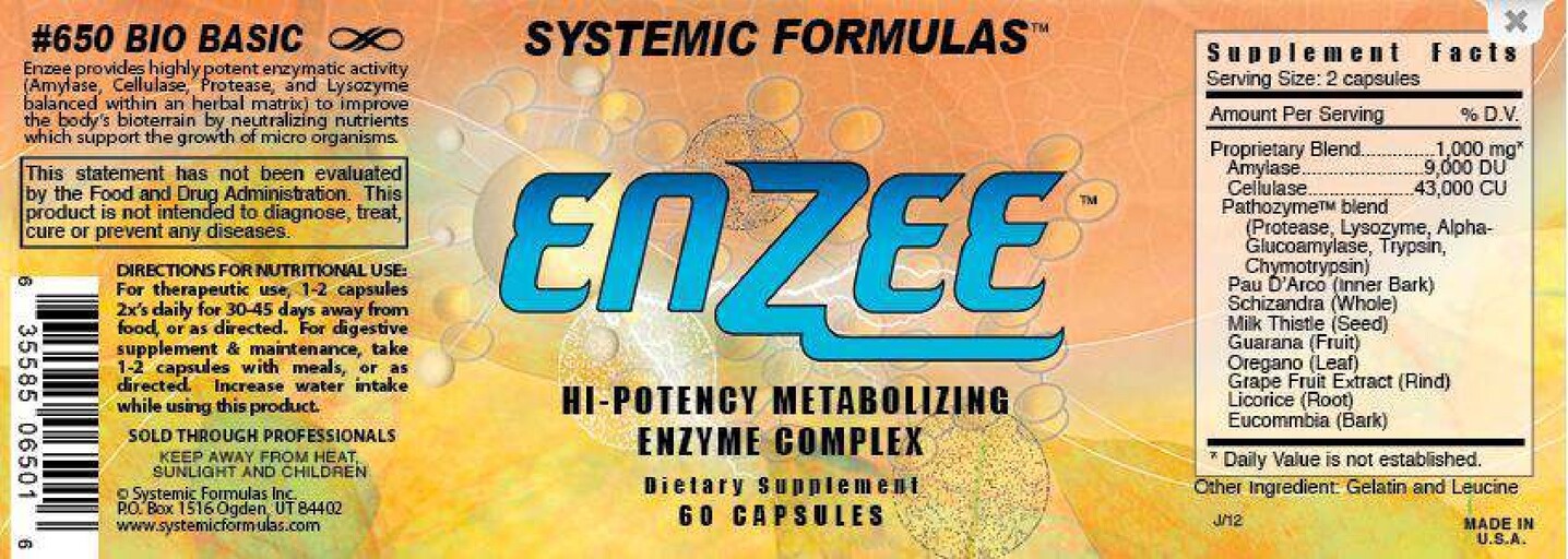 Systemic Formulas Website Systemic Formulas - Enzee - SuppCo