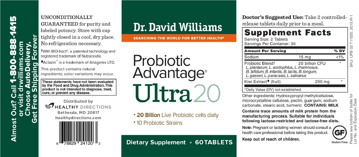 Dr. David Williams Probiotic Advantage Ultra 20 SuppCo