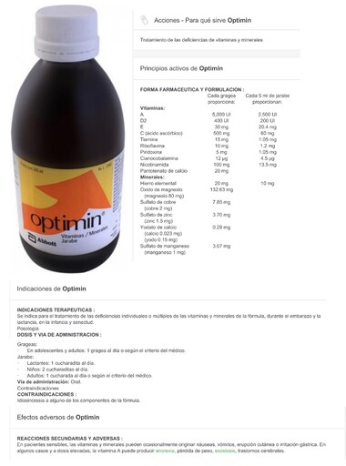 Optimin Abbott - Optimin - SuppCo