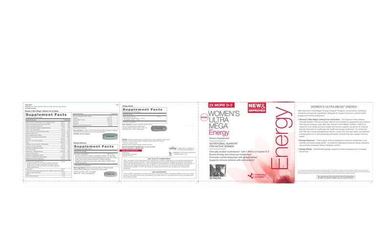 GNC Women's Ultra Mega - Energy Enhancer - SuppCo