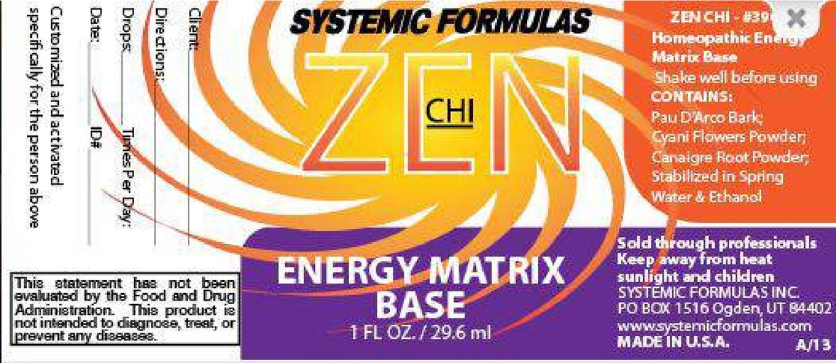 Systemic Formulas - Zen Chi Energy Matrix Base - SuppCo