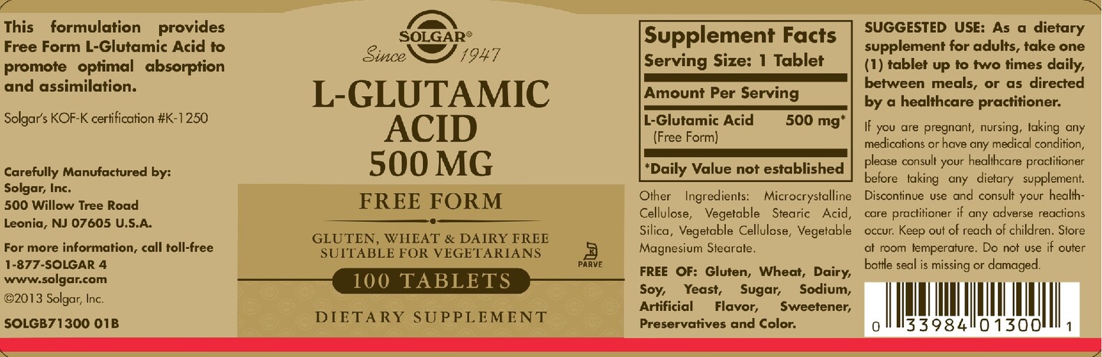 solgar glutathione 500mg Solgar L-Glutamic Acid 500 mg