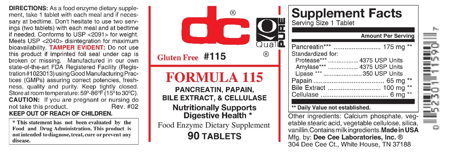 DC - Formula 115 - SuppCo