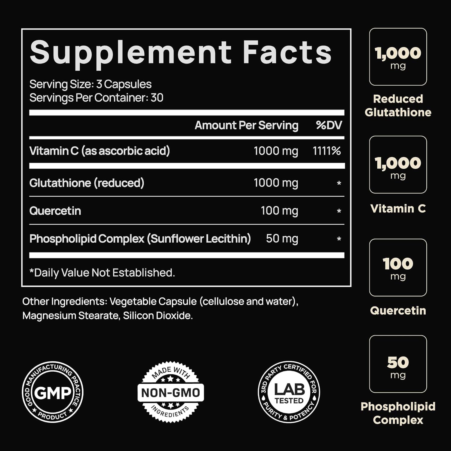 liposomal oral glutathione Tri-Fortify Liposomal Glutathione Packets Orange