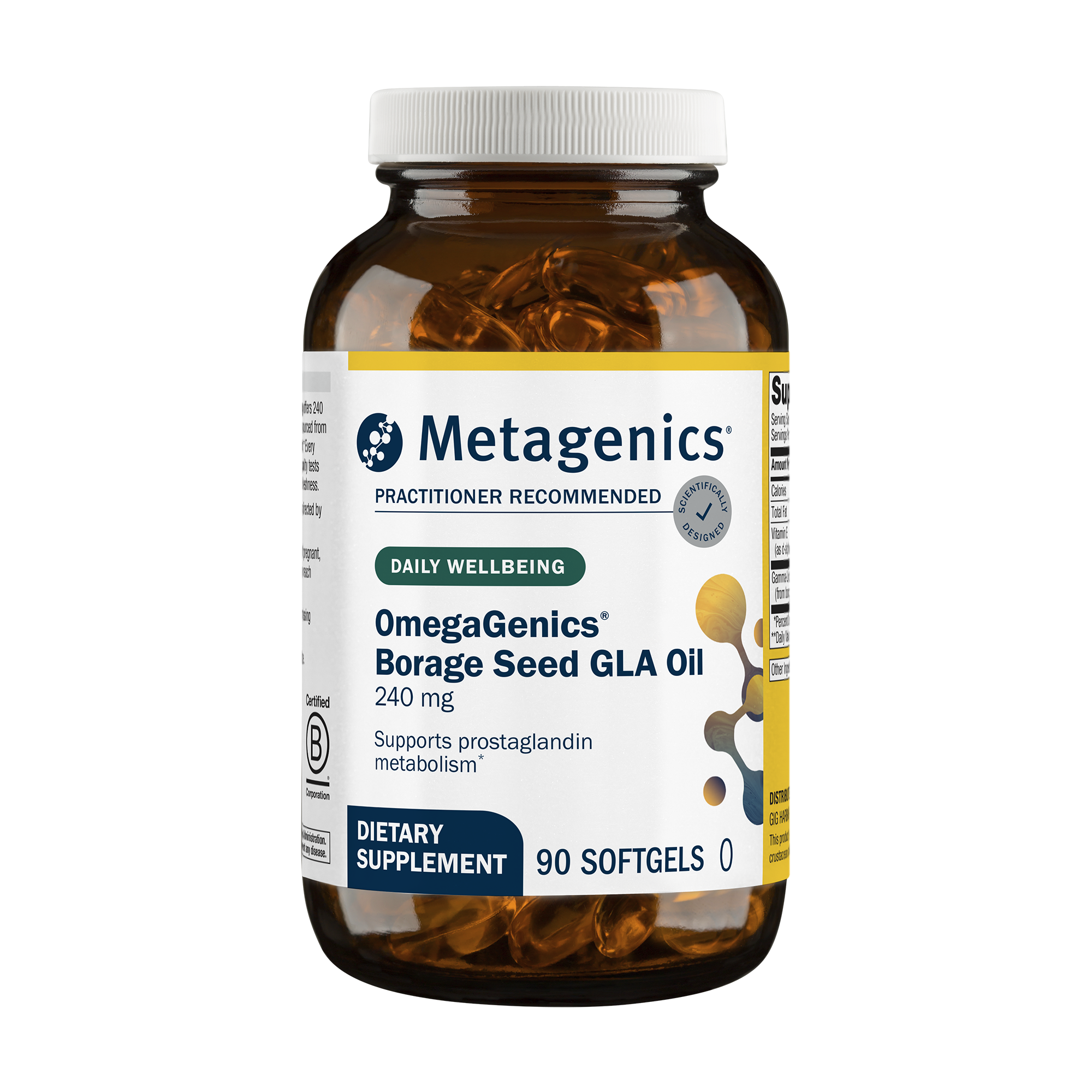 OmegaGenics® Borage Seed GLA Supplement Oil | Metagenics