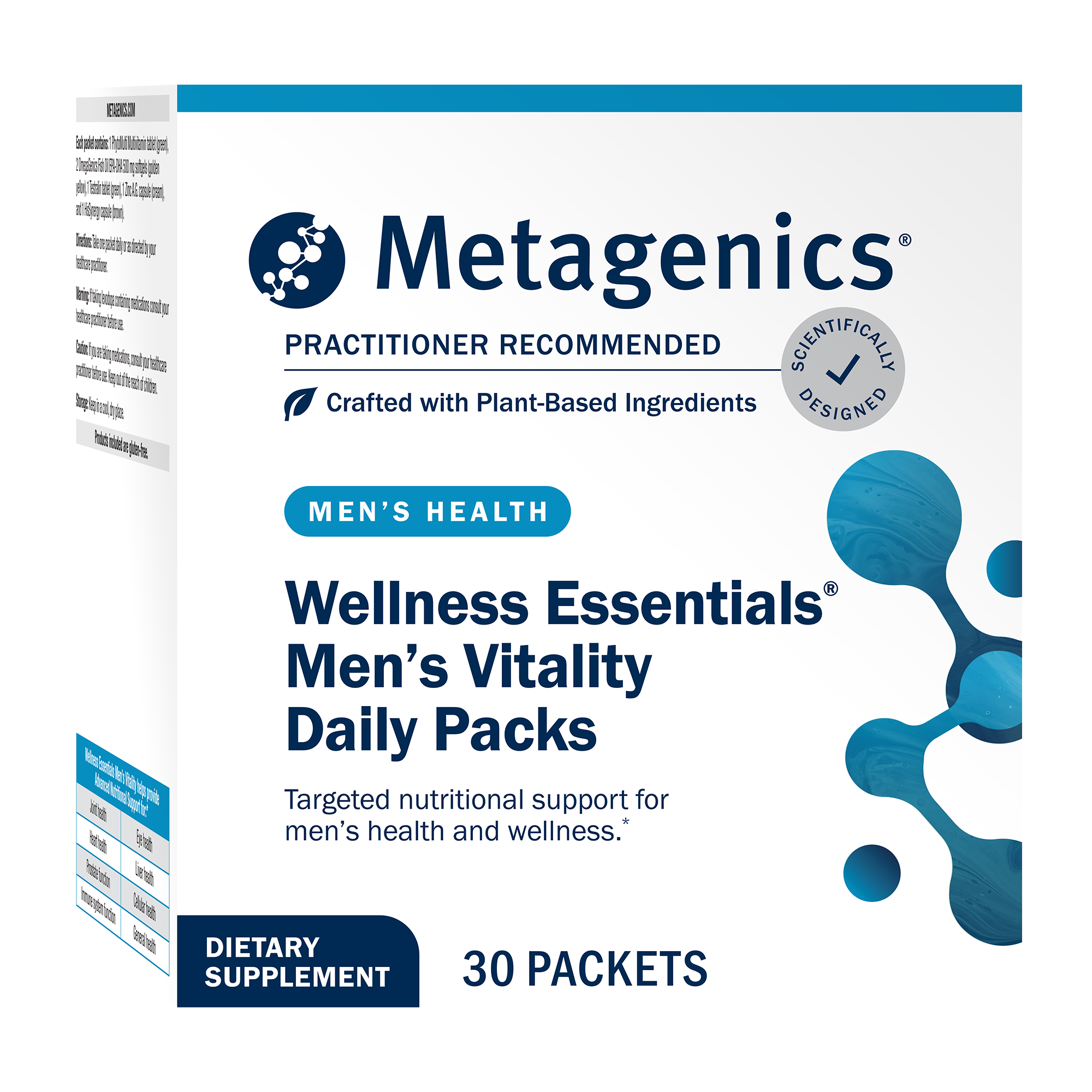 Wellness Essentials Men's Vitality Daily Packs | Metagenics