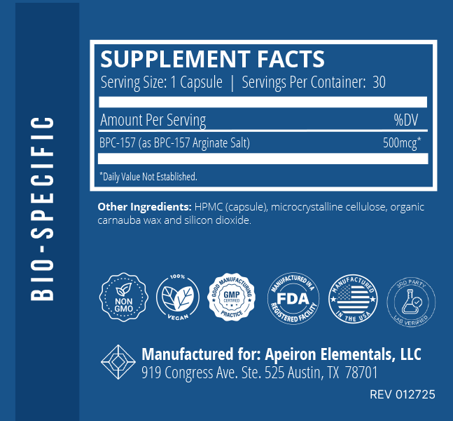 bpc-157 arginate salt vs bpc-157 BPC-157 Body Protective Compound, Maxlife Naturals – Natural Healthy  Concepts main image 1