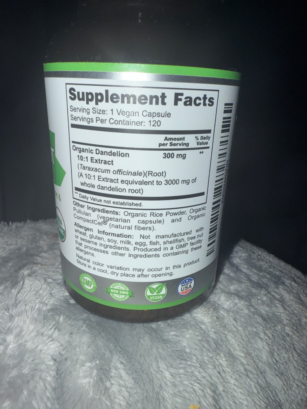 Zazzee Naturals Dandelion Root 10:1 Extract | SuppCo