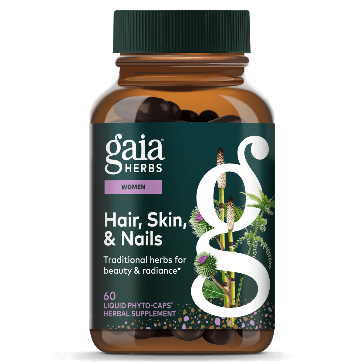 Hair, Skin & Nail Support Herbal Supplement* | Gaia Herbs