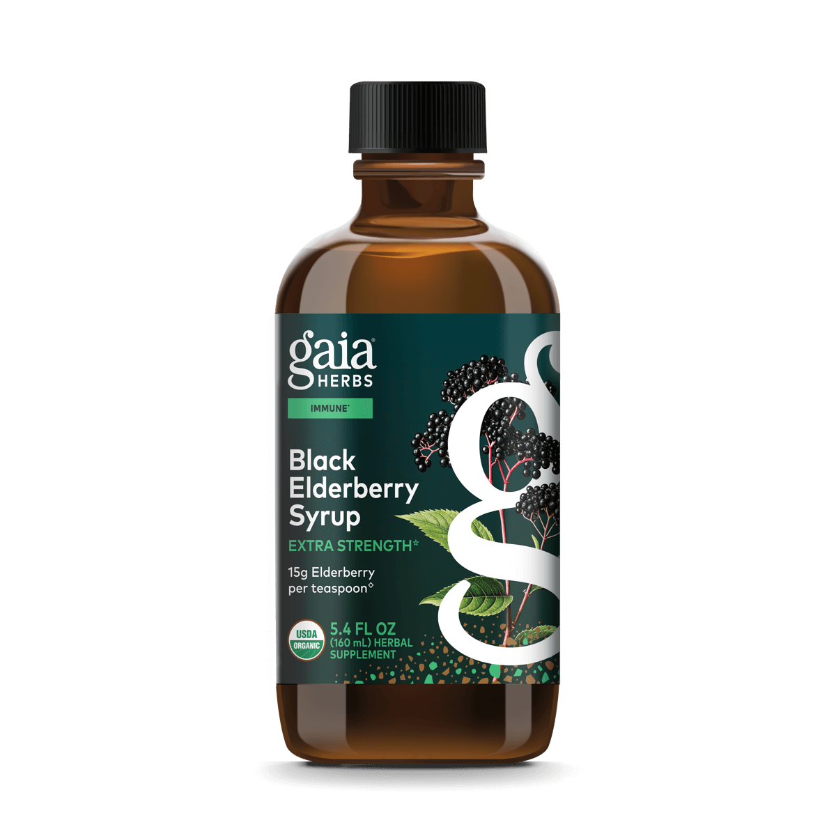 Gaia Herbs Black Elderberry Sy – TrustScore® 9.8/10 | SuppCo