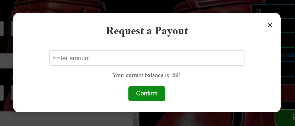 Request A Payout