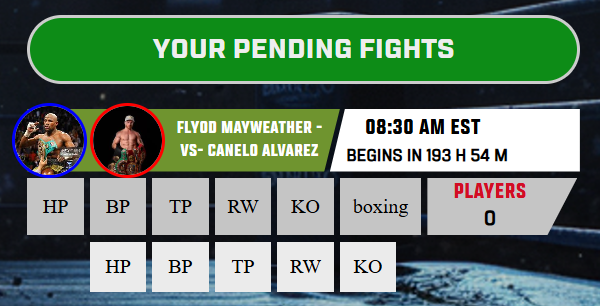 Pending Fights Section Guide