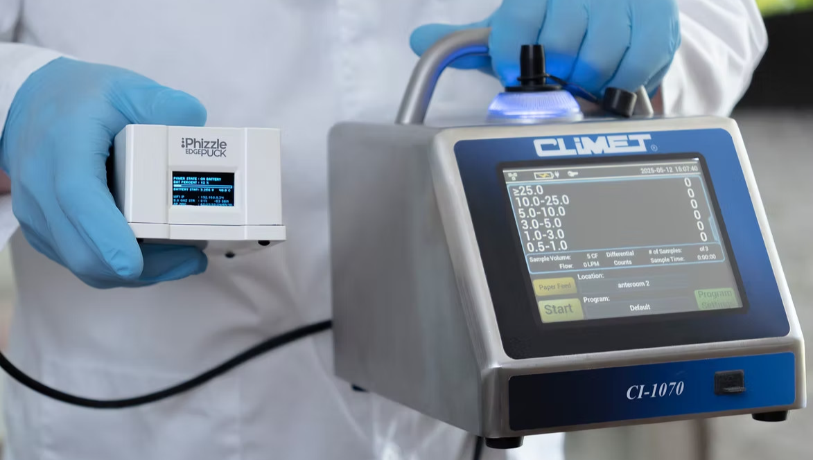 Live demo with Edge Puck and Climet instrument