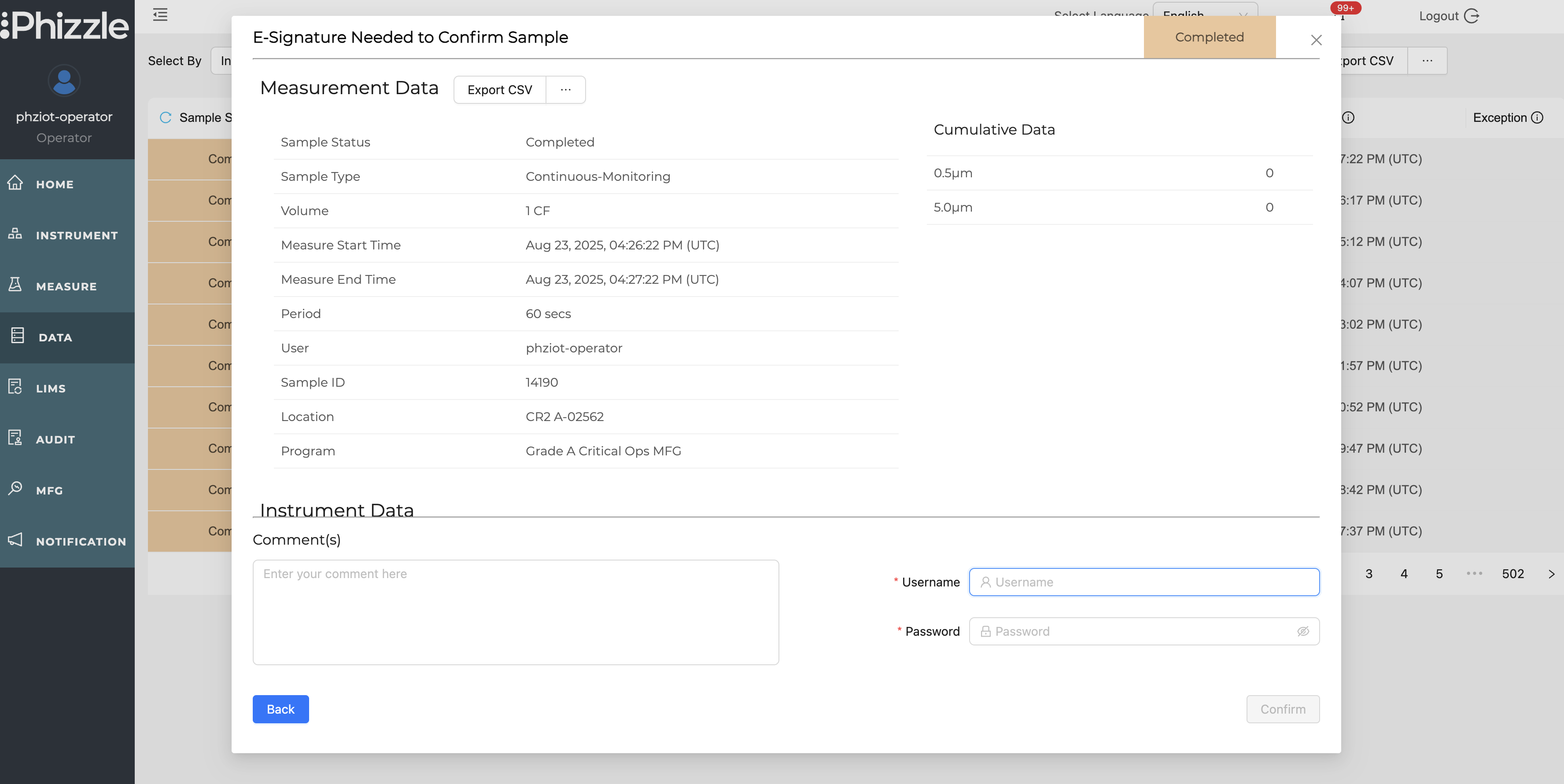 Review Process Interface