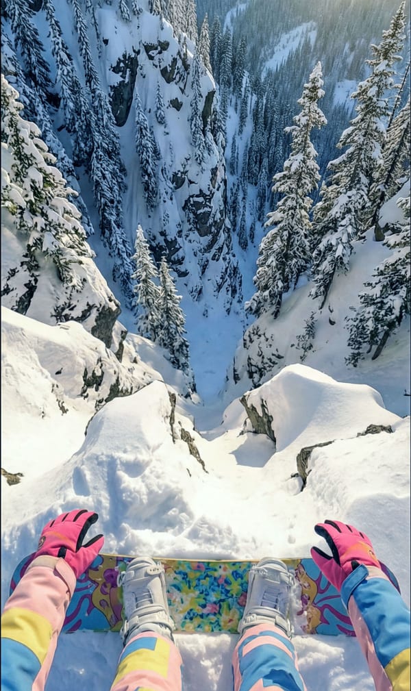 Chute drop start pose