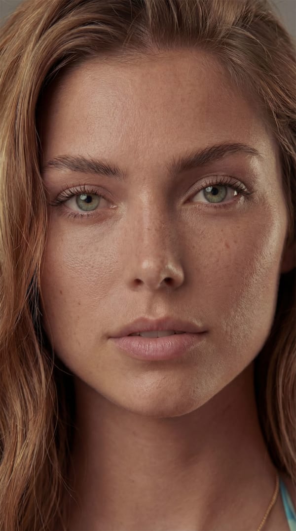 Auburn hair headshot