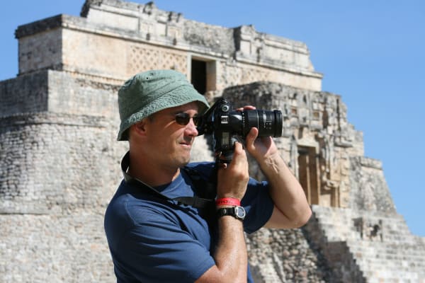 Photographing Mayan Ruins in Mexico for TR Underworld