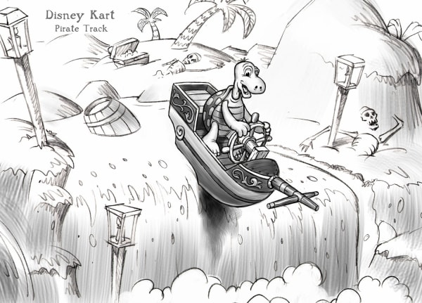 Disney Racing Track Concept