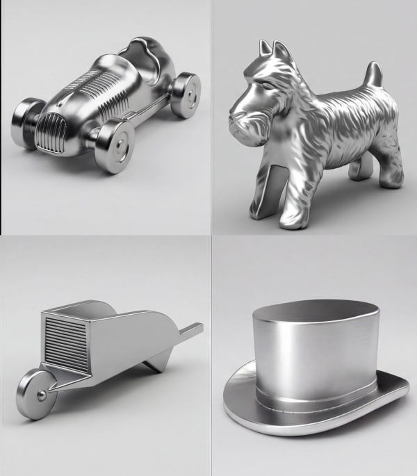 Monopoly tokens