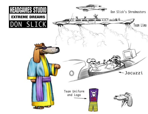 Don Slick — original character sheet