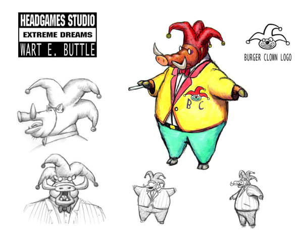 Wart E. Buttle — original concept