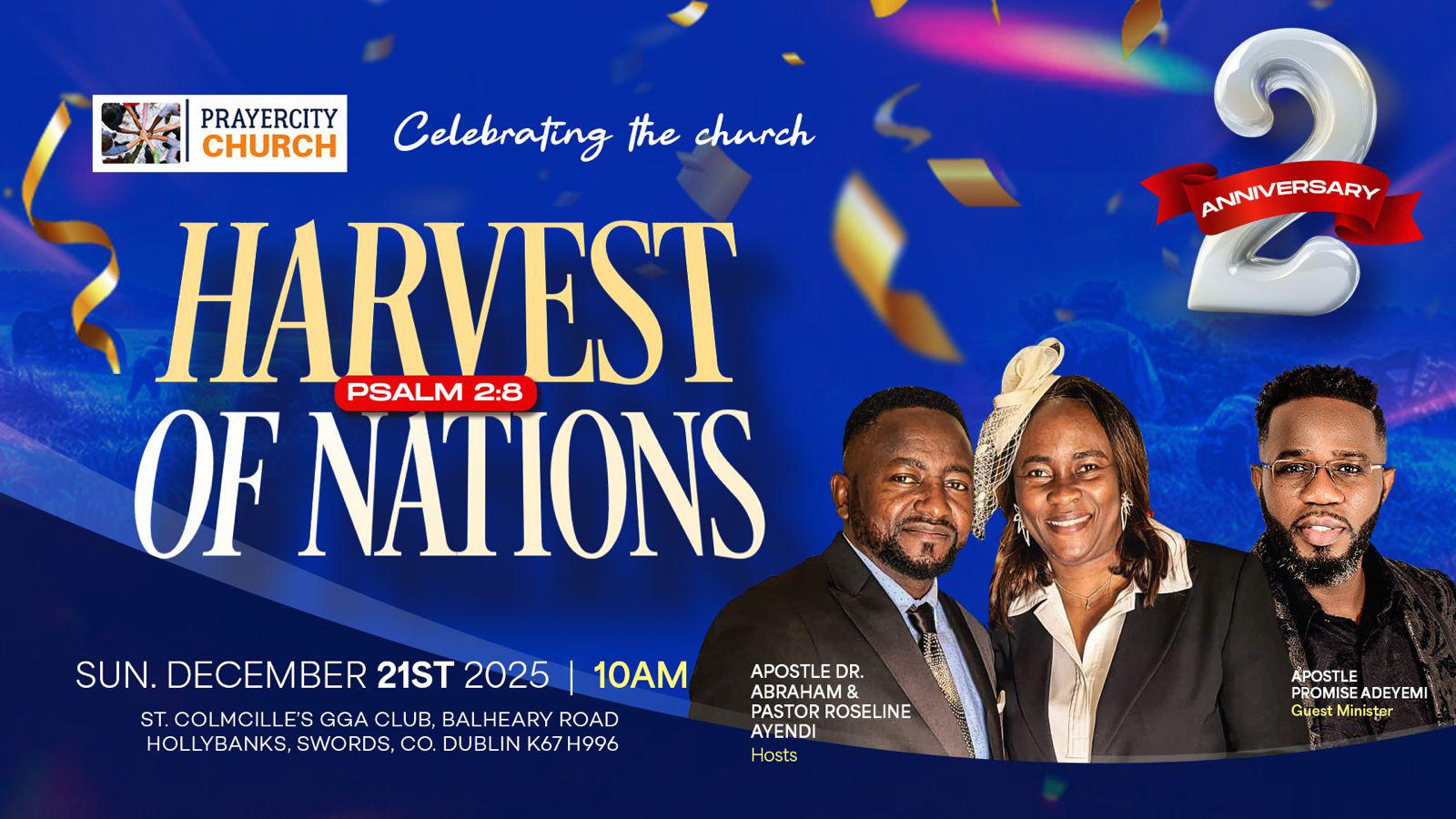 Experience the Dublin Ireland Fire and Prophetic Encounter! With Apostle Promise Adeyemi.