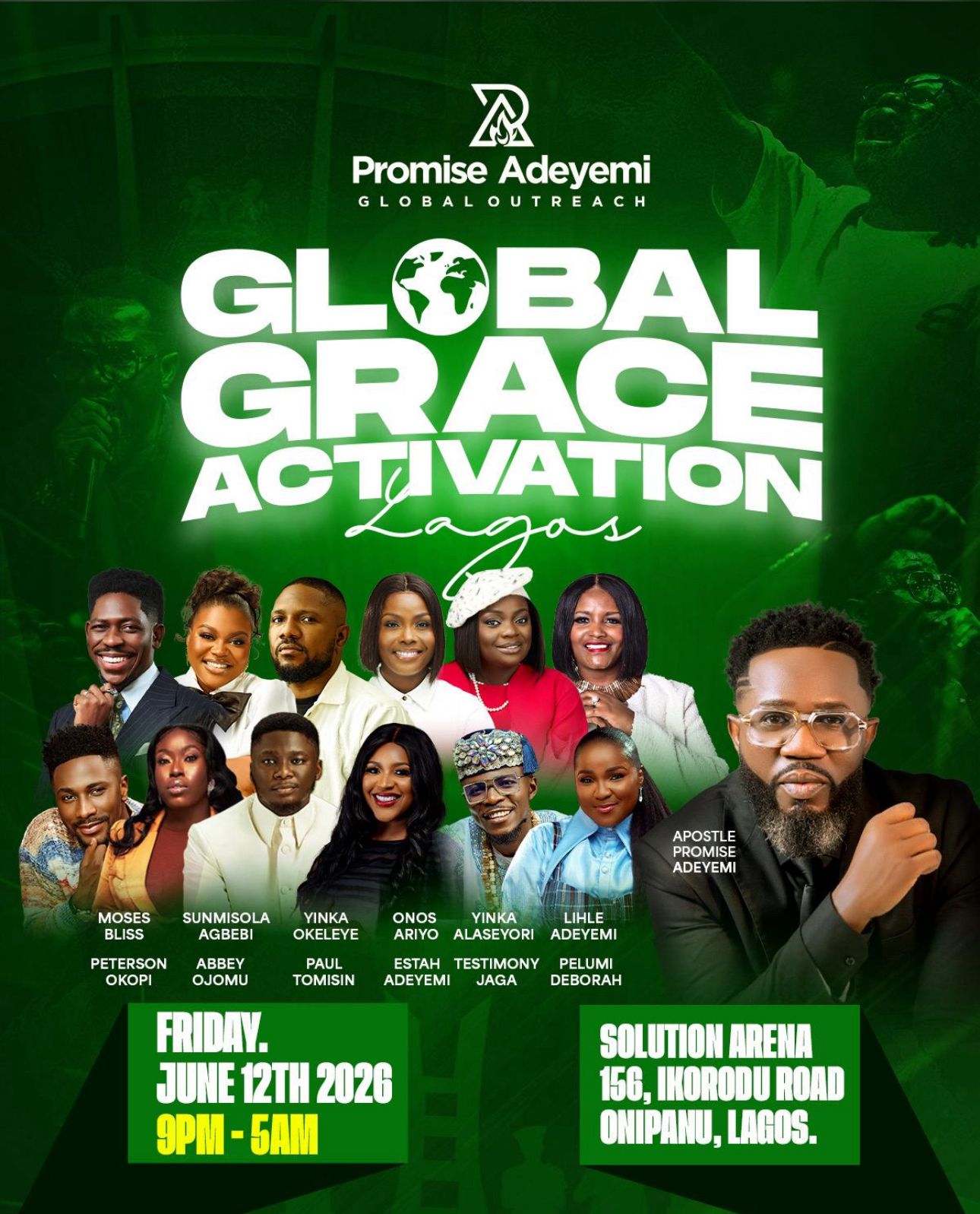 Global Grace Activation Lagos 2026: A Night of Worship, Miracles and Revival in Lagos