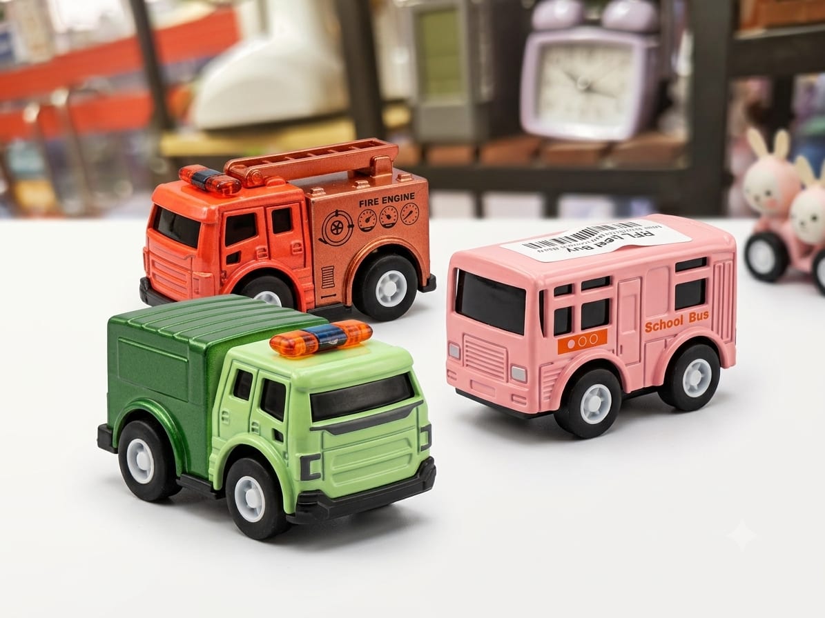 Kids Pull Back Car Collection | 3 Cars Combo Pack