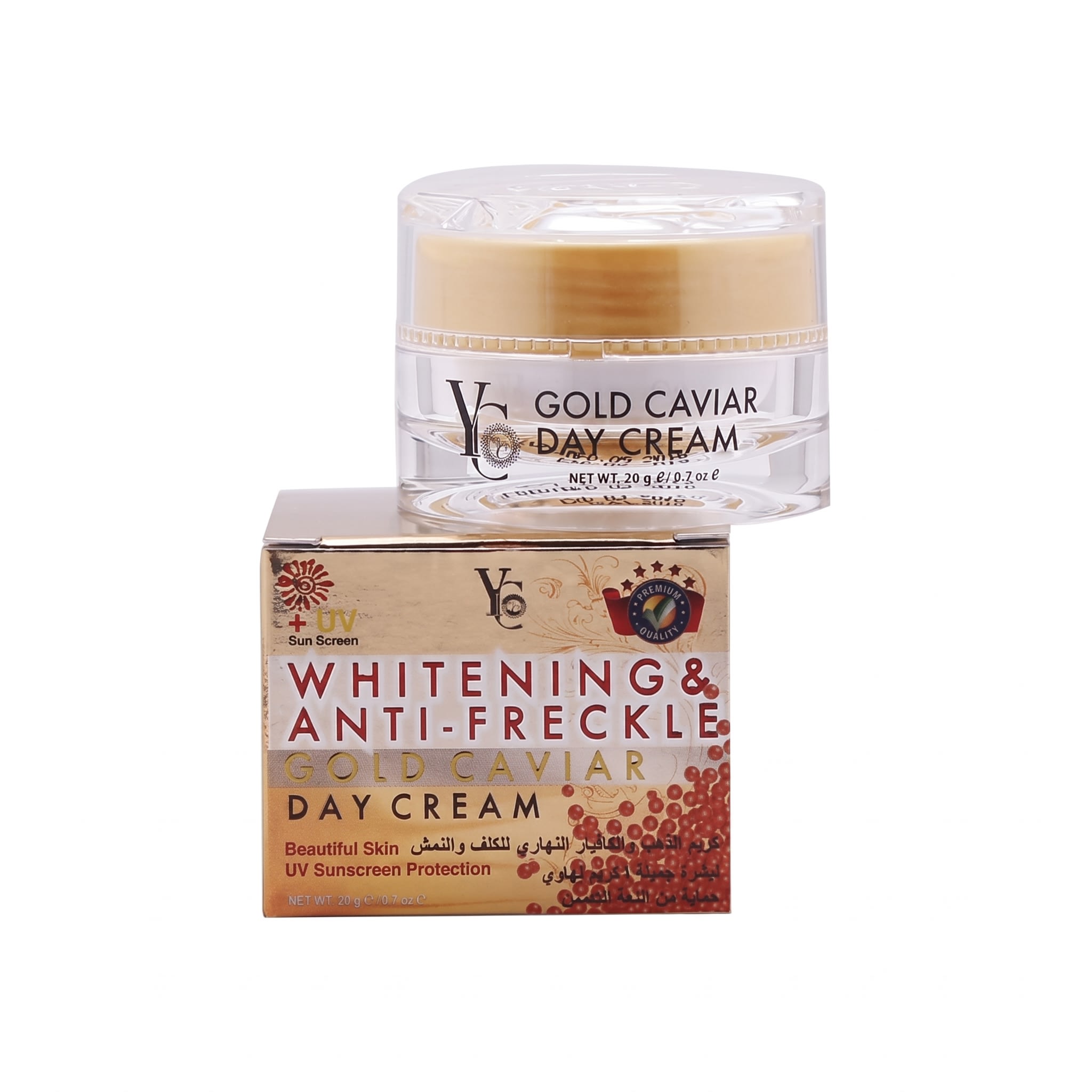 YC Whitening & Anti-Freckle Gold Caviar Day Cream 20g