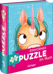 Einhörner. Puzzle im Buch. 100 Teile, 4260512186630