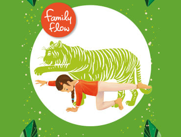 family flow. Übung Tiger