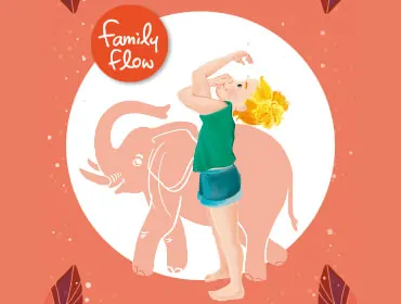 family flow. Übung Elefant