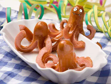 Krakenwürstchen. Rezept
