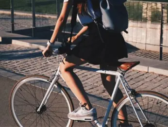 Fahrrad statt Auto