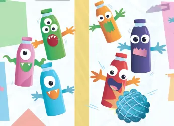 Monsterkegel Plastikflasche
