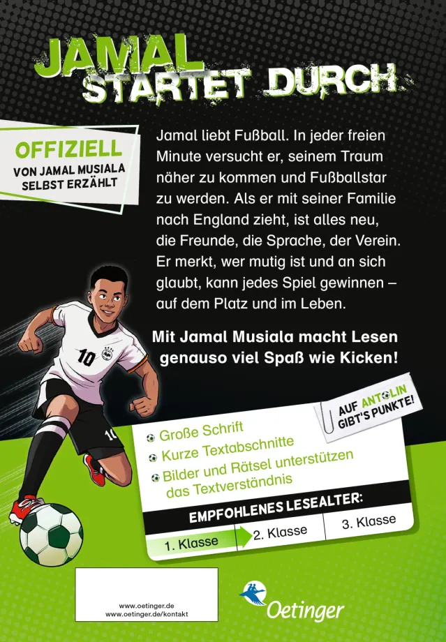 Jamal Musiala. Mein Fußball-Abenteuer beginnt, 9783751208314