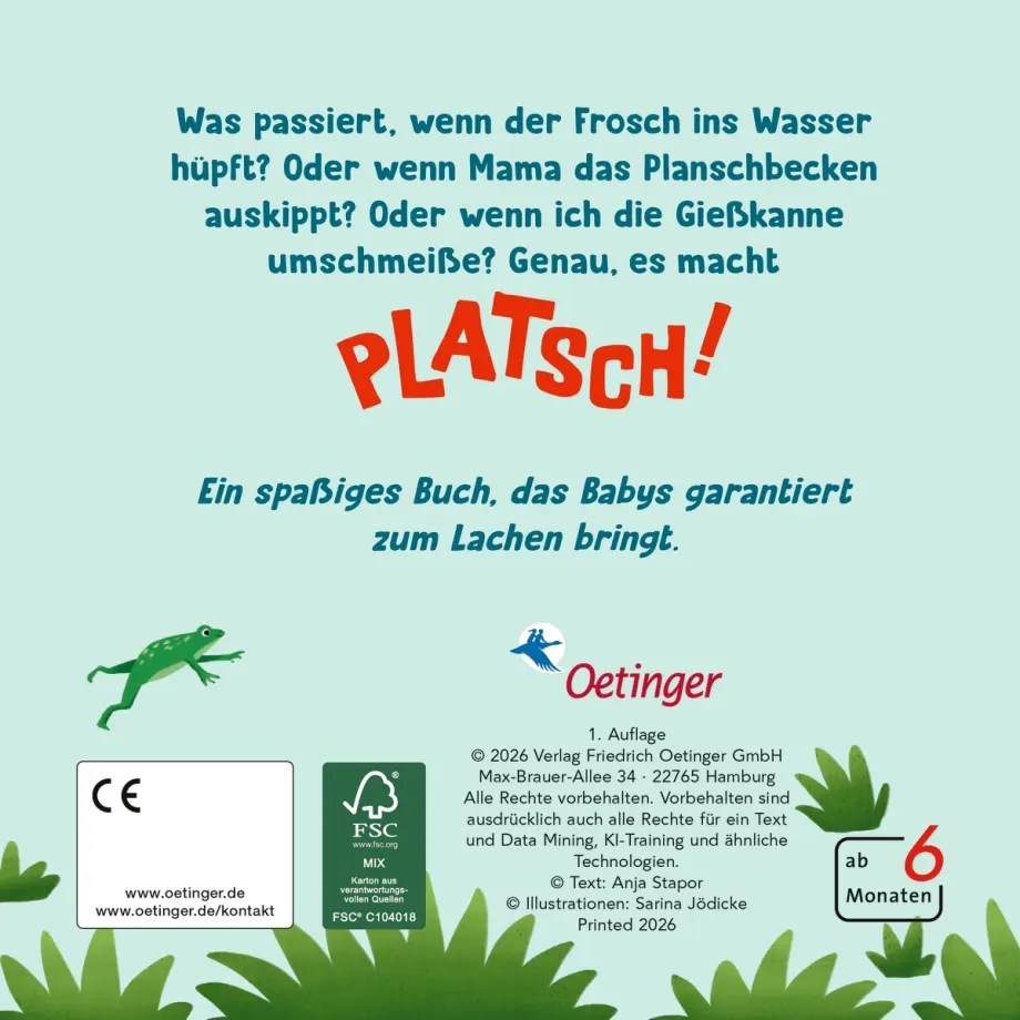 Es macht PLATSCH!, 9783751208956