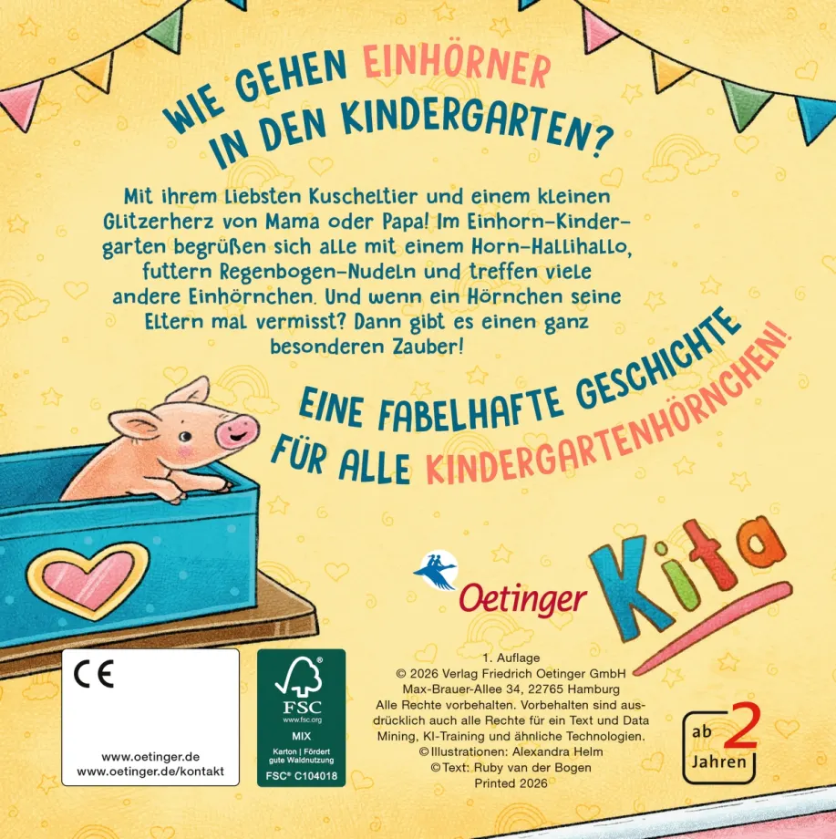 Weißt du, wie Einhörner in den Kindergarten gehen?, 9783751209403